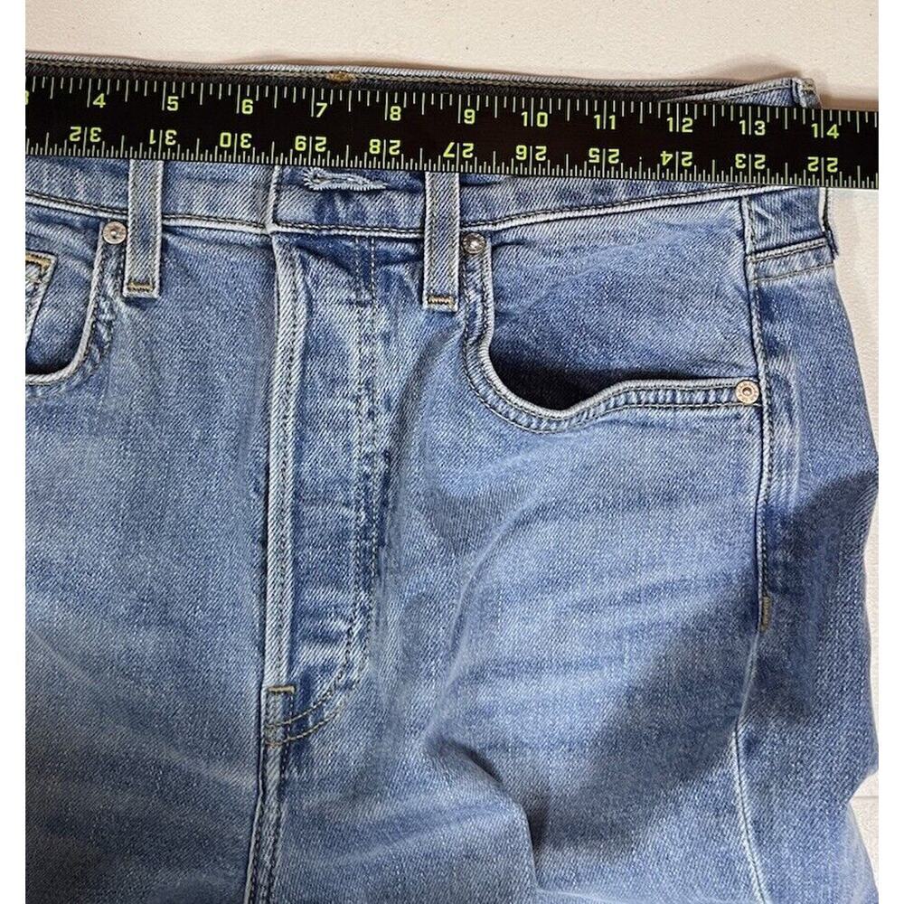 Frank & Eileen Monaghan Jeans High Rise Button Fly Raw Hem Womens Size 28 - Picture 9 of 12